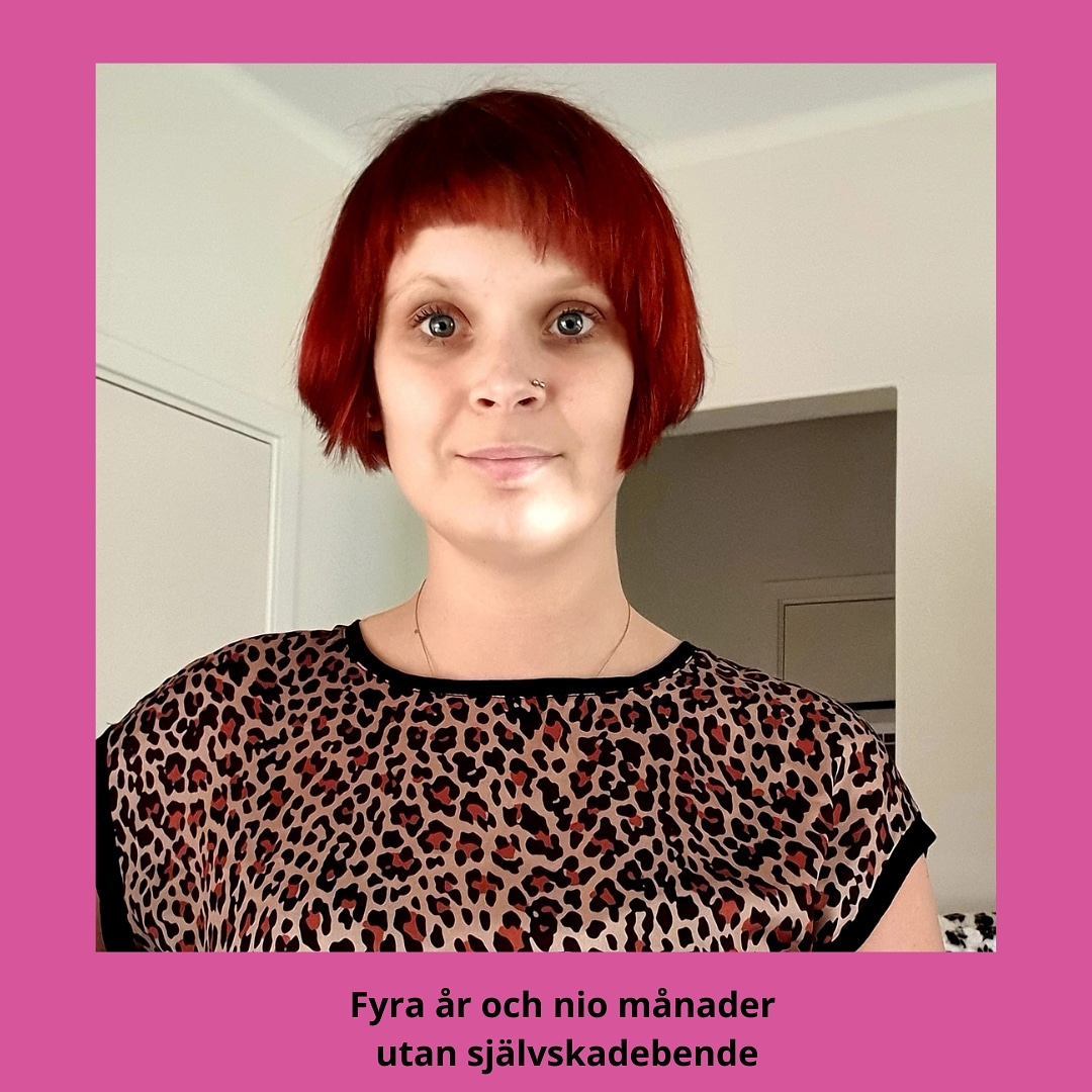 Fyra år och nio månader utan självskadebeteende